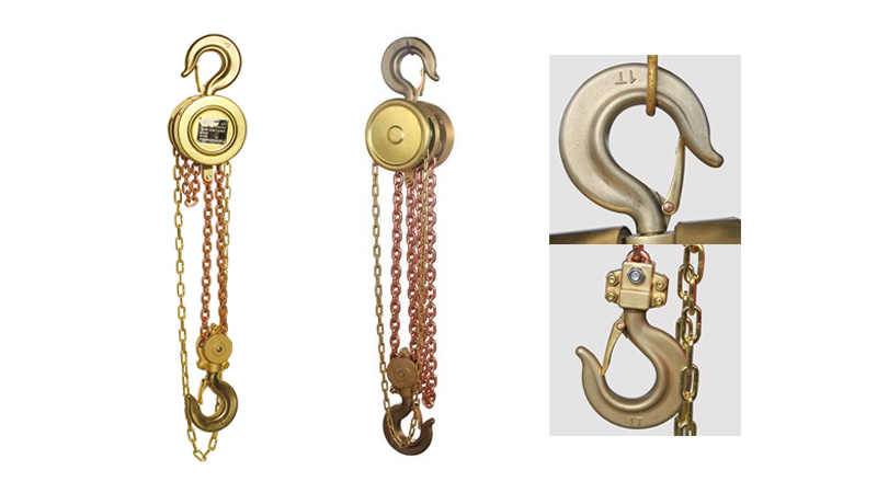 Palăng kéo tay chống cháy nổ đảm bảo an toàn cho nhà máy phân bón